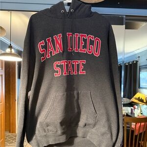 San Diego State Charcoal Grey Hoodie